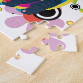 Abstracte Gorilla Puzzel (Zijkant)