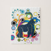 Abstracte Gorilla Puzzel (Verticaal)