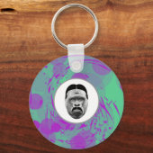 Abstracte Gorilla Sleutelhanger (Voorkant)