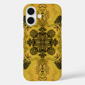 Abstracte goth tribale lijntekening herhalingspatr Case-Mate iPhone case (Achterkant)