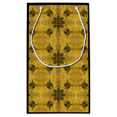 Abstracte Gothic Tribal Line Tekening Herhalingspa Klein Cadeauzakje (Achterkant)