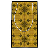 Abstracte Gothic Tribal Line Tekening Herhalingspa Klein Cadeauzakje (Voorkant)