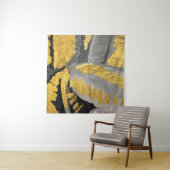 Abstracte goudachtergrond luxe grung wandkleed (In situ)