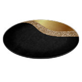 ABSTRACTE GOUDE GOUD-TRAY CUTTING BOARD WAVE SNIJPLANK (Hoek)