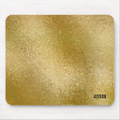 Abstracte gouden achtergrond muismat (Voorkant)
