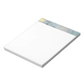 Abstracte gouden blauwe inkt, goudalcohol notitieblok (Linkerzijde)