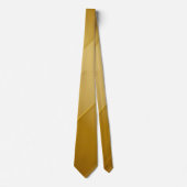Abstracte Gouden Diagonale Lagen Luxe Kunst Stropdas (Voorkant)