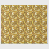 Abstracte gouden driehoek textuur cadeaupapier (Vlak)