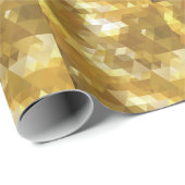 Abstracte gouden driehoek textuur cadeaupapier (Rol Hoek)