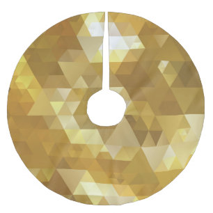 Abstracte gouden driehoek textuur kerstboom rok
