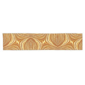 Abstracte gouden fractal korte tafelloper (Horizontaal)
