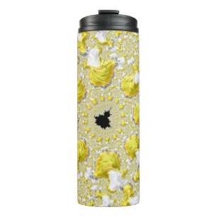 Abstracte Gouden Fractal Thermosbeker