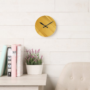 Abstracte gouden geometrische luxe achtergrondkuns ronde klok