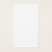 Abstracte Gouden Glitter Circle Oorbel Display Kaa Visitekaartje (Achterkant)