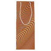 Abstracte Gouden Golfachtige Kunst Cadeautas (Voorkant)
