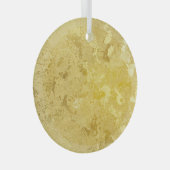Abstracte gouden grunge textuur achtergrond glas ornament (Voorkant Rechts)