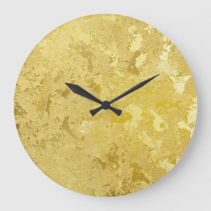 Abstracte gouden grunge textuur achtergrond grote klok