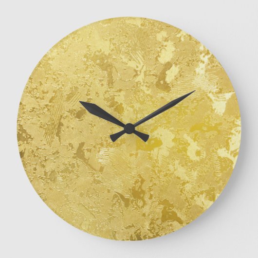 Abstracte gouden grunge textuur achtergrond grote klok (Voorkant)