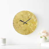Abstracte gouden grunge textuur achtergrond grote klok (Huis)