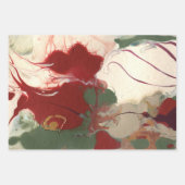 Abstracte gouden kerstwinter inpakpapier vel (Voorkant)