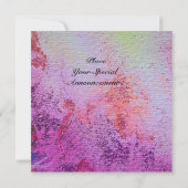 ABSTRACTE GOUDEN KRULLEN goud metaal,rood paars Kaart (Achterkant)