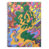 abstracte gouden kunst notitieboek (Voorkant)