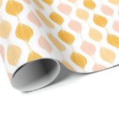 Abstracte gouden ogeenpatroonachtergrond cadeaupapier (Rol Hoek)