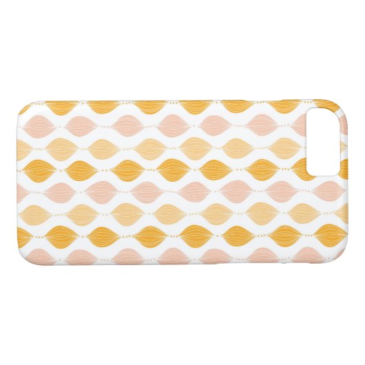 Abstracte gouden ogeenpatroonachtergrond Case-Mate iPhone case (Achterkant (Horizontaal))