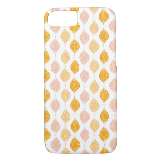 Abstracte gouden ogeenpatroonachtergrond Case-Mate iPhone case (Achterkant)