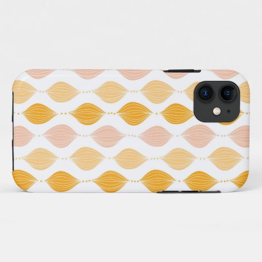 Abstracte gouden ogeenpatroonachtergrond Case-Mate iPhone case (Achterkant (horizontaal))