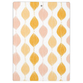 Abstracte gouden ogeenpatroonachtergrond klembord (Achterkant)