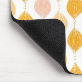 Abstracte gouden ogeenpatroonachtergrond muismat (Hoek)