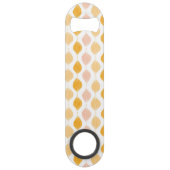 Abstracte gouden ogeenpatroonachtergrond speed flessenopener (Achterkant)