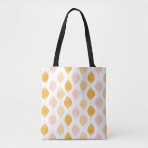 Abstracte gouden ogeenpatroonachtergrond tote bag