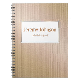 Abstracte gouden oppervlaktextuur notitieboek