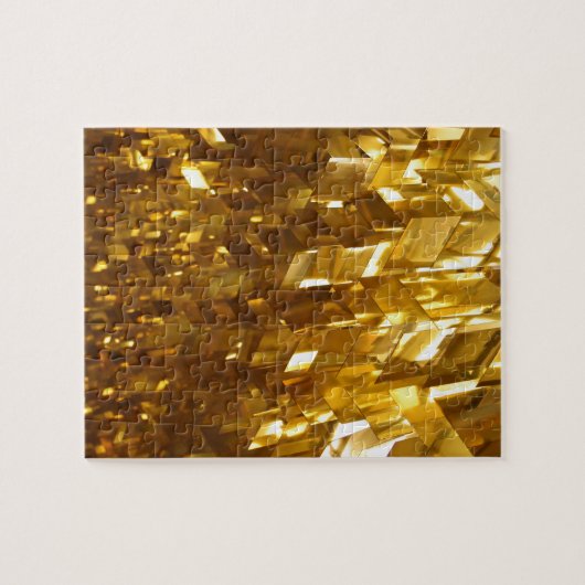 Abstracte gouden plafondkunst legpuzzel (Horizontaal)