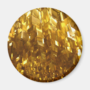 Abstracte gouden plafondkunst magneet