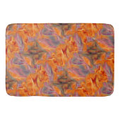 Abstracte gouden tamarin met gekruiste benen badmat (Voorkant)