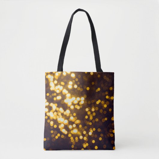 Abstracte gouden tas met zwarte achtergrond (Voorkant)