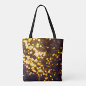 Abstracte gouden tas met zwarte achtergrond (Achterkant)