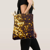 Abstracte gouden tas met zwarte achtergrond (Dichtbij)
