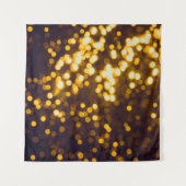 Abstracte gouden tas met zwarte achtergrond wandkleed (Voorkant (horizontaal))