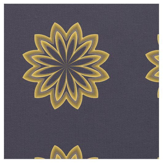 Abstracte gouden ventilator - Stof (Close Up)