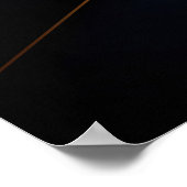 Abstracte Gouden Verbindingen Poster (Hoek)
