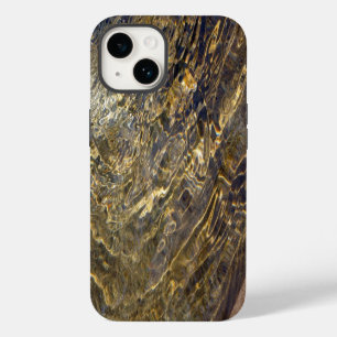 Abstracte gouden waterkringen Case-Mate iPhone 14 hoesje