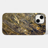 Abstracte gouden waterkringen Case-Mate iPhone case (Achterkant (horizontaal))