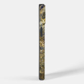Abstracte gouden waterkringen Case-Mate iPhone case (Achterkant / Rechts)
