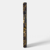 Abstracte gouden waterkringen Case-Mate iPhone case (Achterkant / Links)