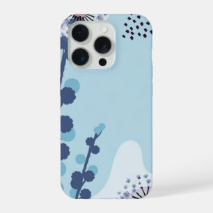 Abstracte Gouden Wattle Moderne Acacia Illustratie iPhone 15 Pro Case