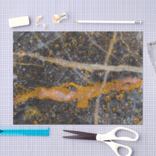 Abstracte gouden witte lijnen rots textuur tissuepapier (Craft)